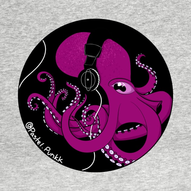 Punk Pink Octopus by Pastel.Punkk